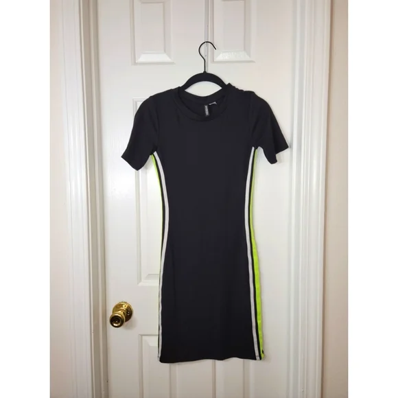 jersey dress 3 4 sleeve Martina 3/4 Sleeve Dress Black / L